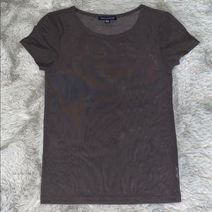 Completely mesh T-shirt